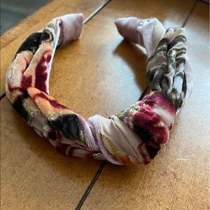 Velvet headband